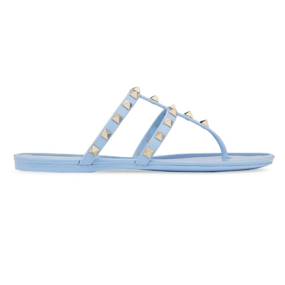 Valentino Garavani Women's Slip on Thong Embellished Sandals 7